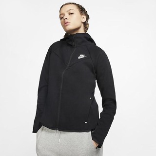 Hanorace Nike Sportswear Windrunner Tech Fleece Full-Zip Dama Negrii Albi | LYHW-04671